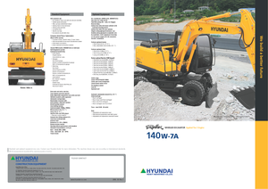 Колесни екскаватори Hyundai R 140 W 7A