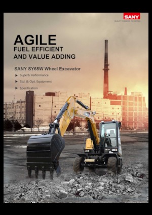 Колесни екскаватори Sany SY65W