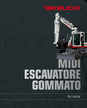 Колесни екскаватори Takeuchi TB 1160 W