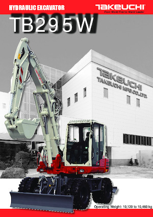Колесни екскаватори Takeuchi TB 295W