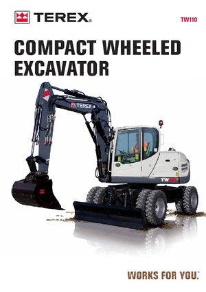 Колесни екскаватори Terex TW 110