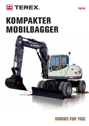 Колесни екскаватори Terex TW 110