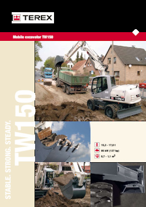 Колесни екскаватори Terex TW150