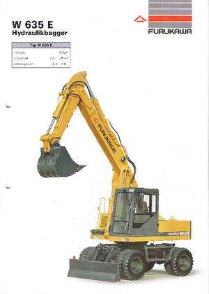 Колесни екскаватори Furukawa W 635 E