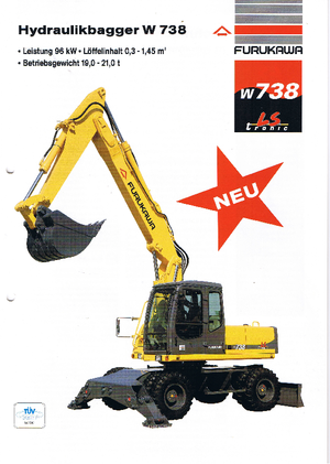 Колесни екскаватори Furukawa W 738 LS-tronic
