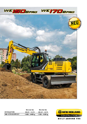 Колесни екскаватори New Holland WE170B pro