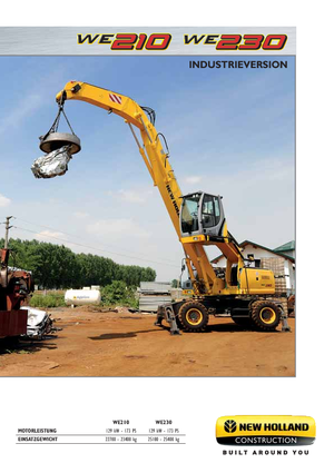Колесни екскаватори New Holland WE210