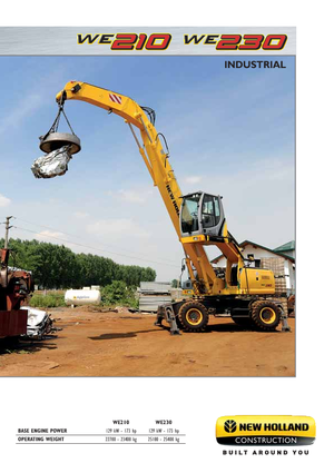 Колесни екскаватори New Holland WE210