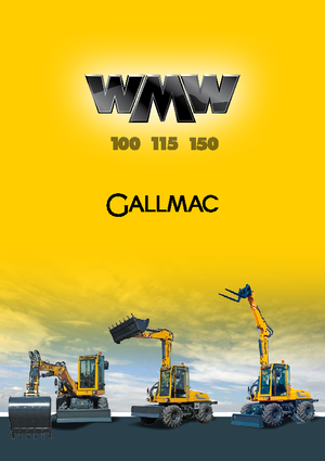 Колесни екскаватори Gallmac WMW 150