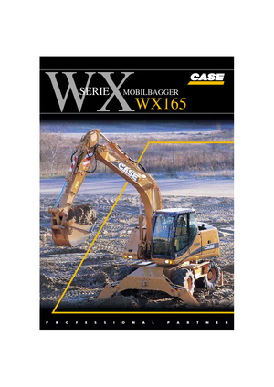 Колесни екскаватори Case WX 165