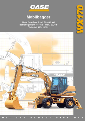 Колесни екскаватори Case WX 170