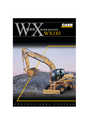 Колесни екскаватори Case WX 185 P 2 AL