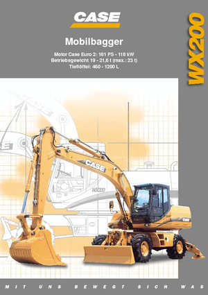 Колесни екскаватори Case WX 200