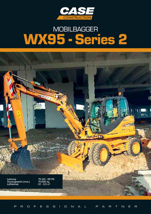 Колесни екскаватори Case WX 95 S-2