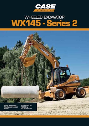 Колесни екскаватори Case WX145 S-3