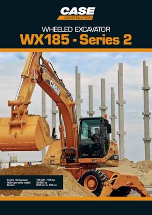 Колесни екскаватори Case WX185 S-2