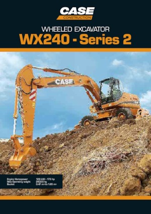 Колесни екскаватори Case WX240 S-2