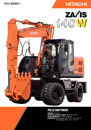 Колесни екскаватори Hitachi ZX 140 W 3