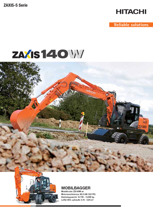 Колесни екскаватори Hitachi ZX 140 W 5