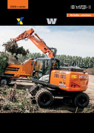 Колесни екскаватори Hitachi ZX140W-6