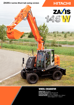 Колесни екскаватори Hitachi ZX 145 W 3