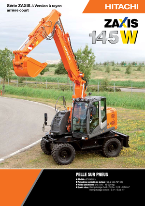 Колесни екскаватори Hitachi ZX 145 W 3