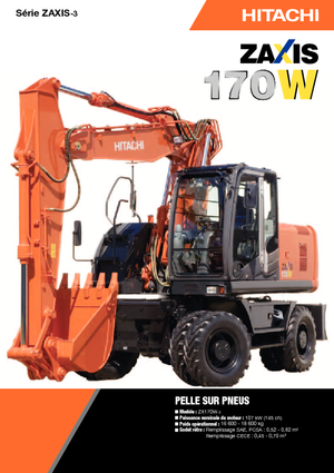 Колесни екскаватори Hitachi ZX 170 W-3