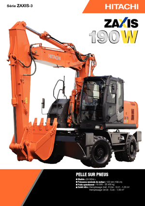 Колесни екскаватори Hitachi ZX 190 W 3