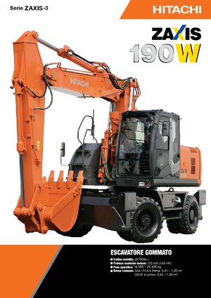 Колесни екскаватори Hitachi ZX 190 W 3