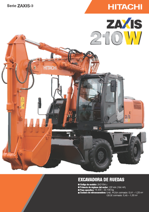 Верижни екскаватори Hitachi ZX 210 W 3
