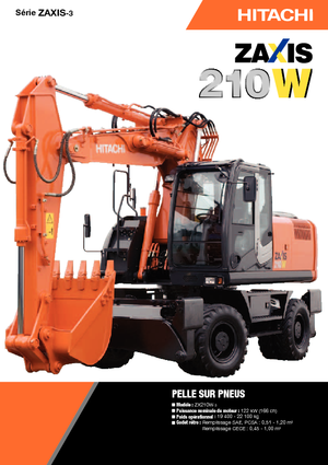 Верижни екскаватори Hitachi ZX 210 W 3