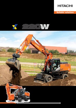 Верижни екскаватори Hitachi ZX220W-5B