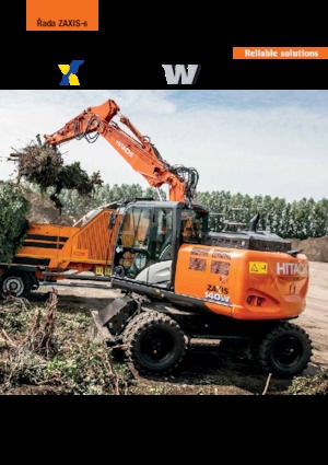 Колесни екскаватори Hitachi ZX140W-6