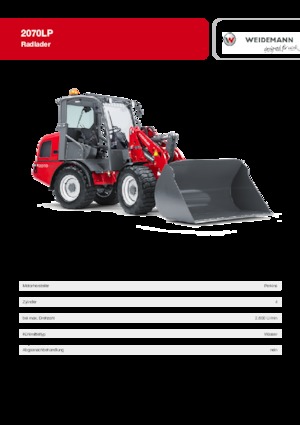 Колесни товарачи Weidemann 2070LP