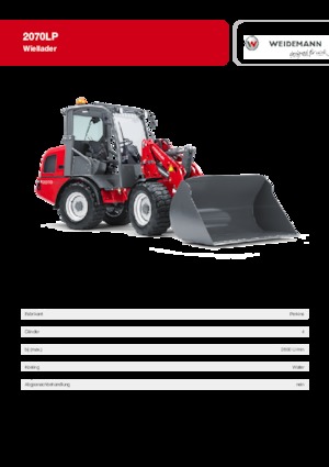 Колесни товарачи Weidemann 2070LP
