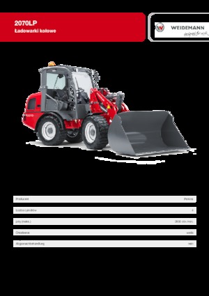 Колесни товарачи Weidemann 2070LP