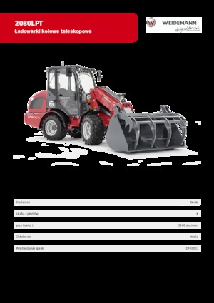 Колесни товарачи Weidemann 2080 LP T 