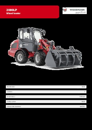 Колесни товарачи Weidemann 2080 LP 
