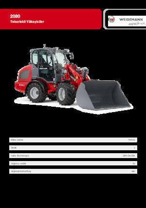 Колесни товарачи Weidemann 2080