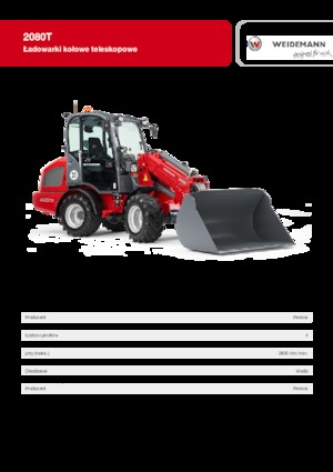 Колесни товарачи Weidemann 2080 T