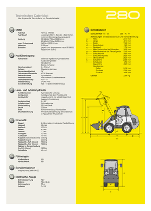 Колесни товарачи Kramer 280