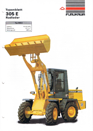 Колесни товарачи Furukawa 305 E