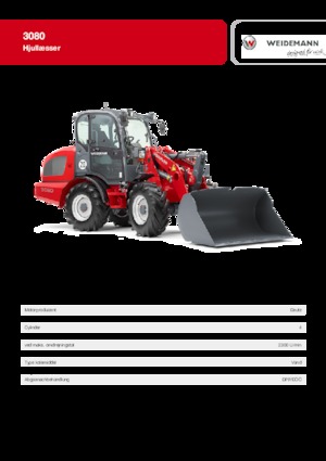 Колесни товарачи Weidemann 3080