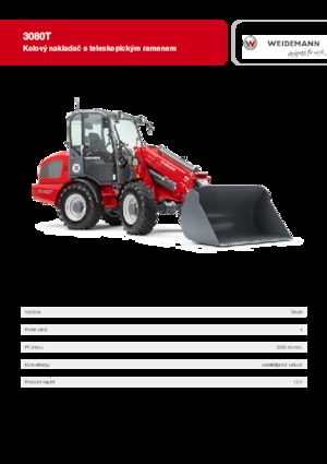 Колесни товарачи Weidemann 3080 T