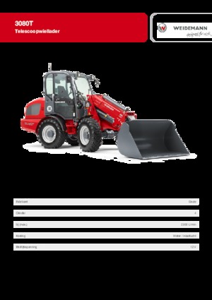 Колесни товарачи Weidemann 3080 T