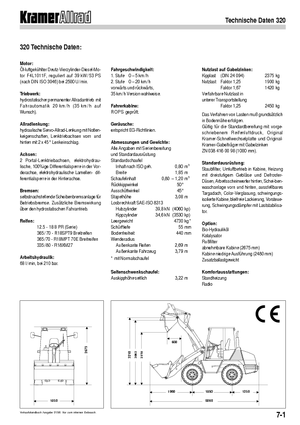 Колесни товарачи Kramer 320