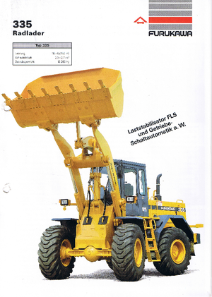 Колесни товарачи Furukawa 335