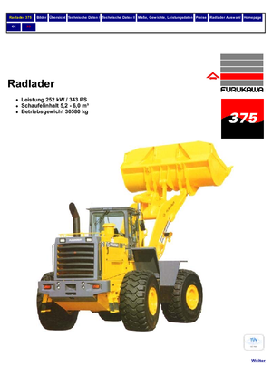 Колесни товарачи Furukawa 375