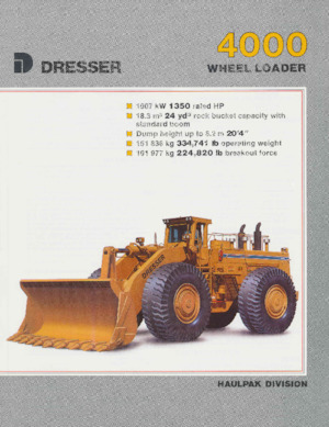 Колесни товарачи Dresser 4000