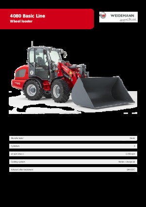 Колесни товарачи Weidemann 4080 Basic Line 